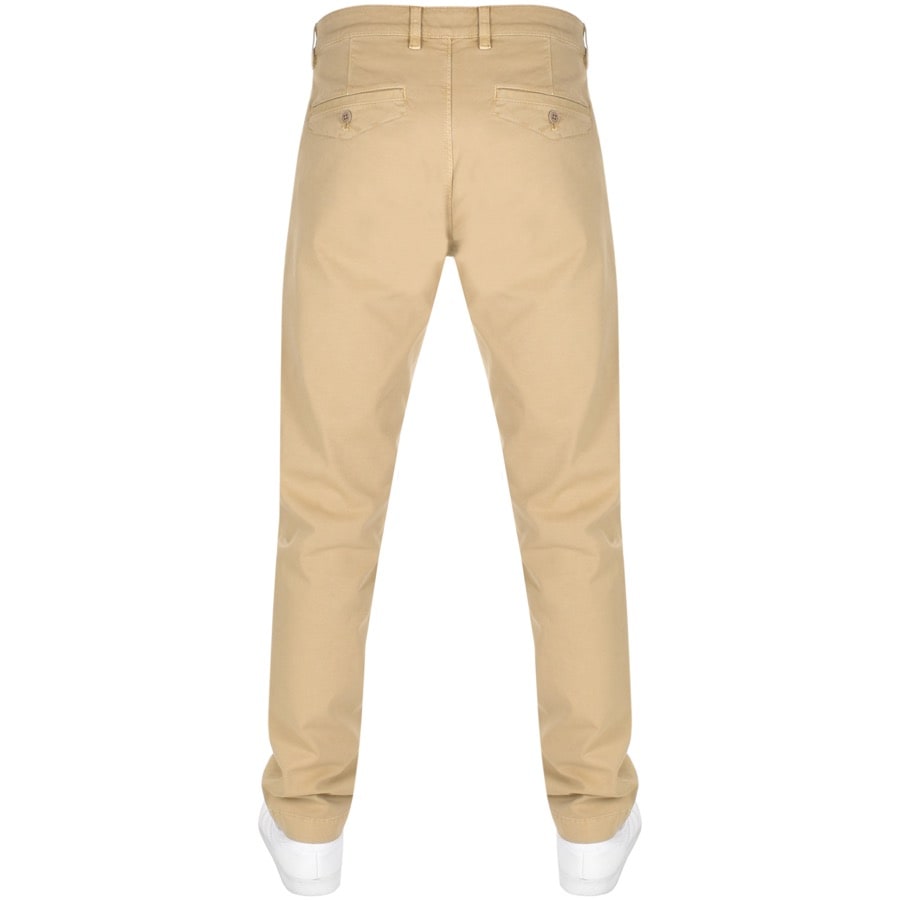 Alternative Image for ProductGant Slim Light Canvas Chino Trousers Beige2